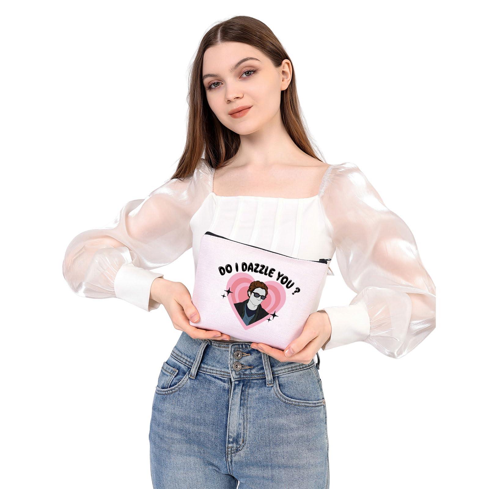 WSNANG WSNANG Twilight Movie Inspired Gift Do I Dazzle You Makeup Bag Edward Bella Cosmetic Bag Edward\'s Gift Edward Cullen Gift (Dazzle You bag)