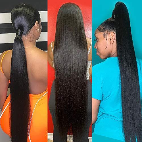 Yifute Brazilian Straight Hair 22 22 22 Inch 3 Bundles 100% Unprocessed Soft Human Hair Natural Color Hair Weave Human Hair Bundles (Natural bundle, 22 22 22)