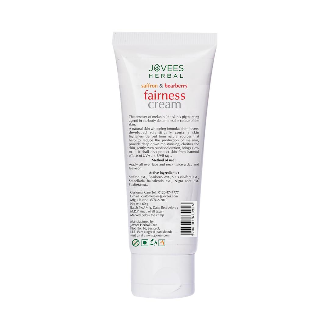 Jovees Jovees Saffron Bearberry Fairness Cream - 60 Gms by Jovees