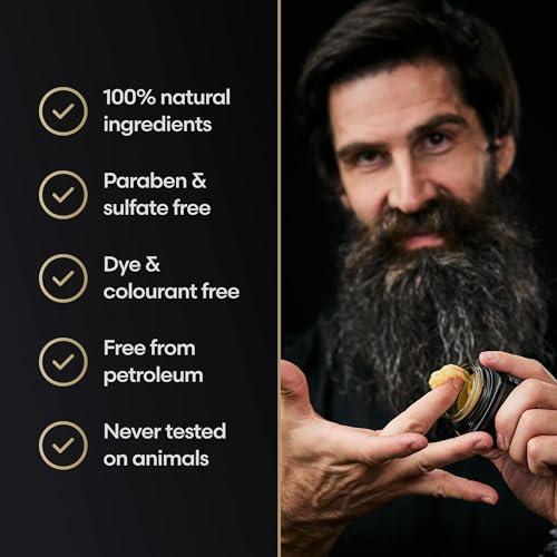 The Beard Struggle Gentlemen\'s Beard & Mustache Wax for Men by Beard Struggle - Viking Beard Wax Helps to Tame Style & Groom - Gold Collection - Valhalla\'s Gates - Moustache Wax, 50g / 1.76 US. oz.