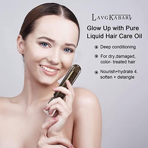 LAVG KABAR LAVG KABAR Hair Oil,Repair Dry Damaged Hair Quickly,Hair Treatment Oil for Men and Women,Curly Frizzy Hair Oil (28ml)