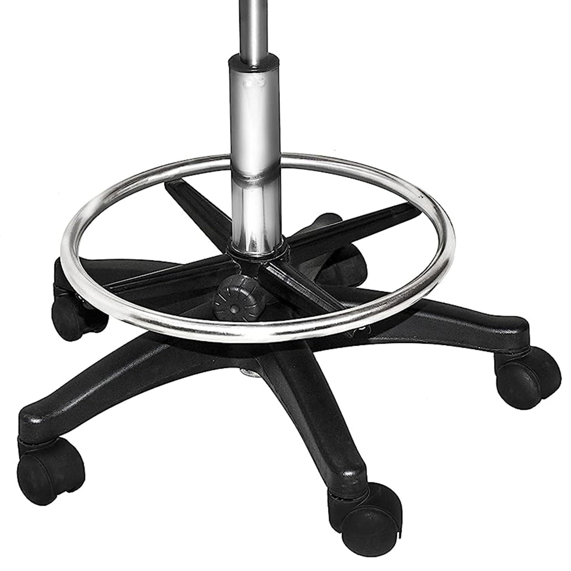 Chromium Chromium Professional Saddle Cutting Stool [7008] by PureSana, High Density Foam, Premium Vinyl Material, Adjustable Height and Rotates 360 Degrees, Salon Quality for Beauty Professionals (Tan)