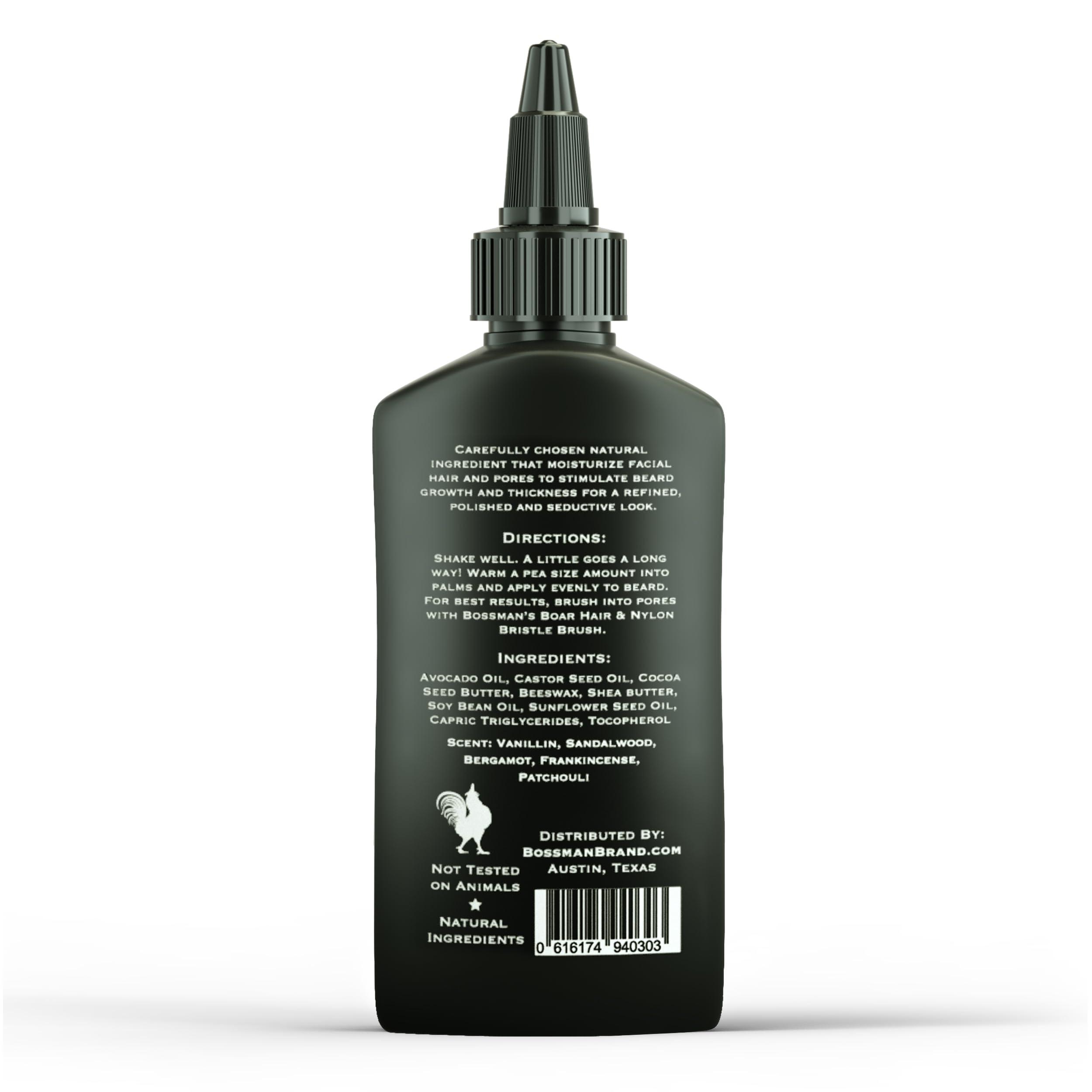 Bossman Bossman Big Boss Beard Care Kit for Men - 7 Piece Beard Grooming Kit with Jelly Beard Oil, Beard Conditioner, Beard Balm, MUDstache Wax, Bar Soap, Metal Comb, Brush - Mustache Kit (Magic)