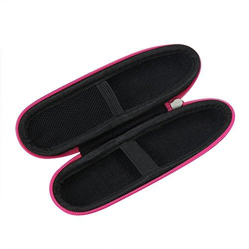 Hermitshell Hermitshell Travel Case Fits Panasonic ES2113PC Facial Hair Trimmer Women Pivoting Head Eyebrow Trimmer Attachments (Pink)