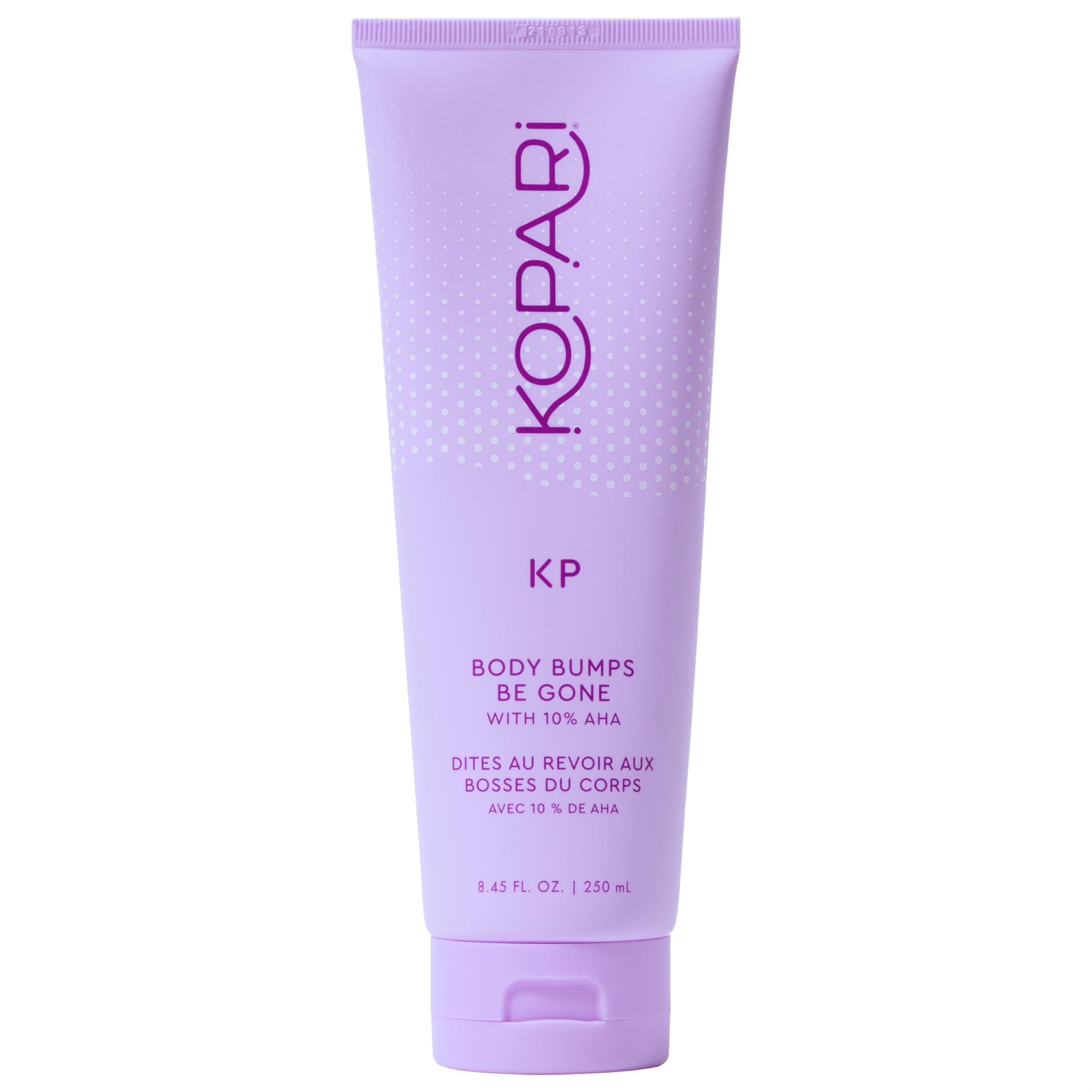 Kopari Kopari KP Body Bumps Be Gone Exfoliating Body Scrub with 10% AHA, to Smooth Skin, Reduce Bumps, Decongest Pores, Clarifying, Gently Exfoliate & Wash | 8.45 fl oz Tube