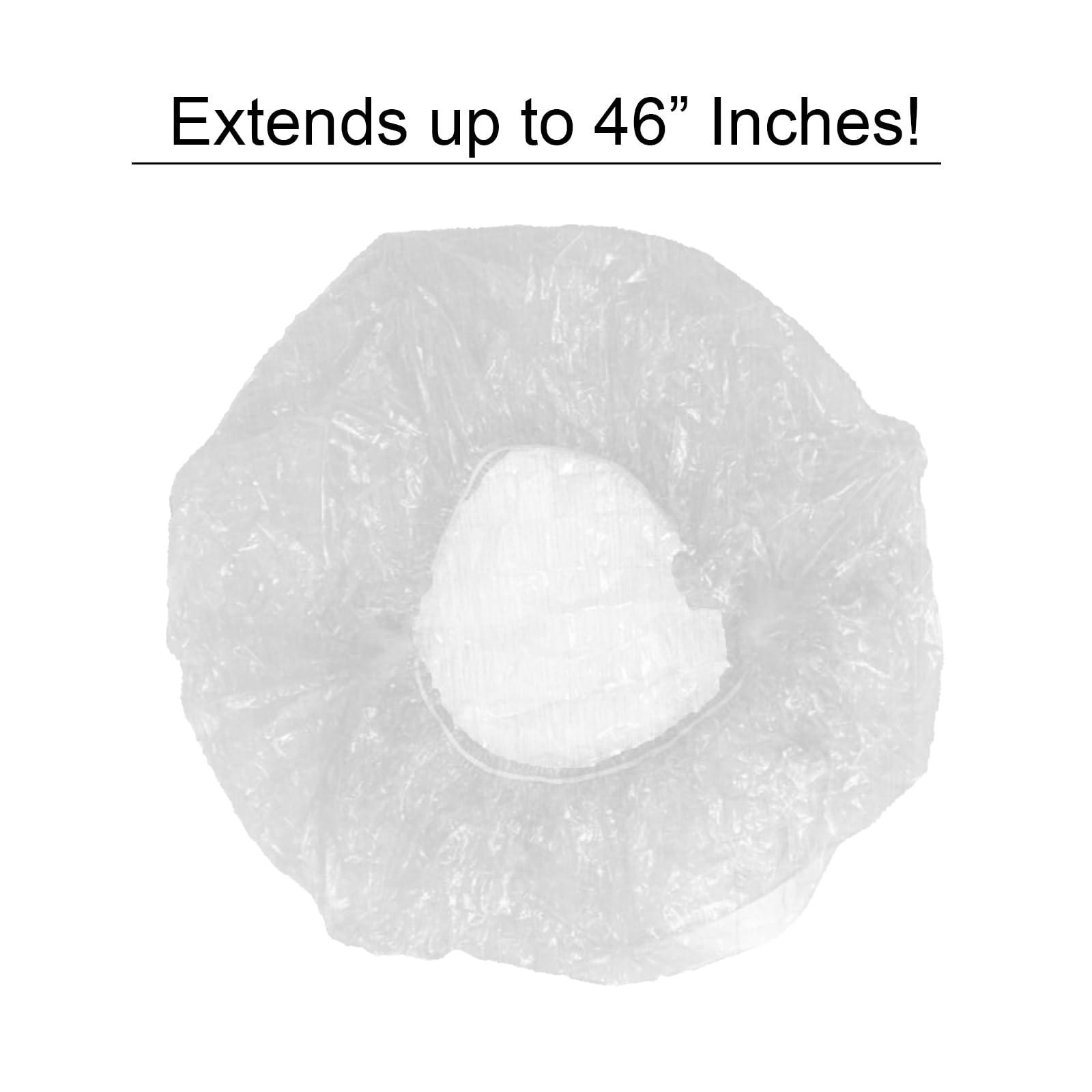 PrettyClaw 400 pcs PrettyClaw Disposable Spa Chair Liners Elastic Bags for Pedicure and Foot Massage Fits Most Salon Chair Tubs Clear