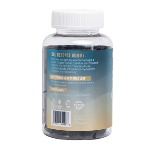 Inner Glow Inner Glow Sol Defense Gummies - Dermatologist and Plastic Surgeon developed to fight photoaging, Polypodium Leucotomos and Niacinamide