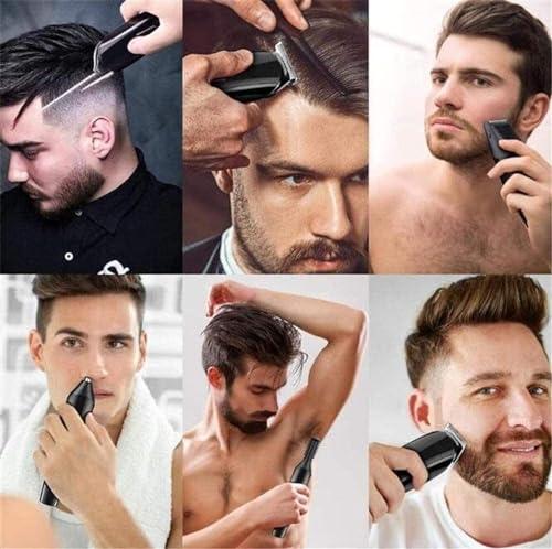 WEedsy WEedsy Hair Clipper Beard Trimmer Kit for Men Cordless Hair Mustache Trimmer Hair Cutting Groomer Kit Precision Trimmer Waterproof USB Rechargeable 6 in 1