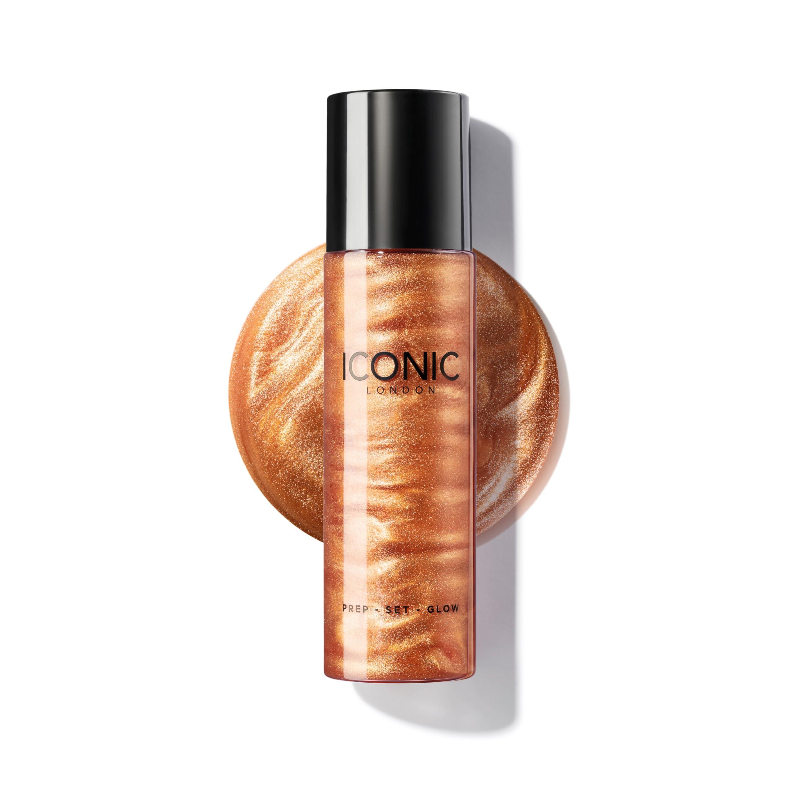 ICONIC LONDON ICONIC LONDON Prep-Set-Glow | Hydrating + Setting + Glowing Spray, 3-in-1 Formula for a Dewy, Radiant Finish, Cruelty-Free, Vegan Makeup, 4.22 Fl oz