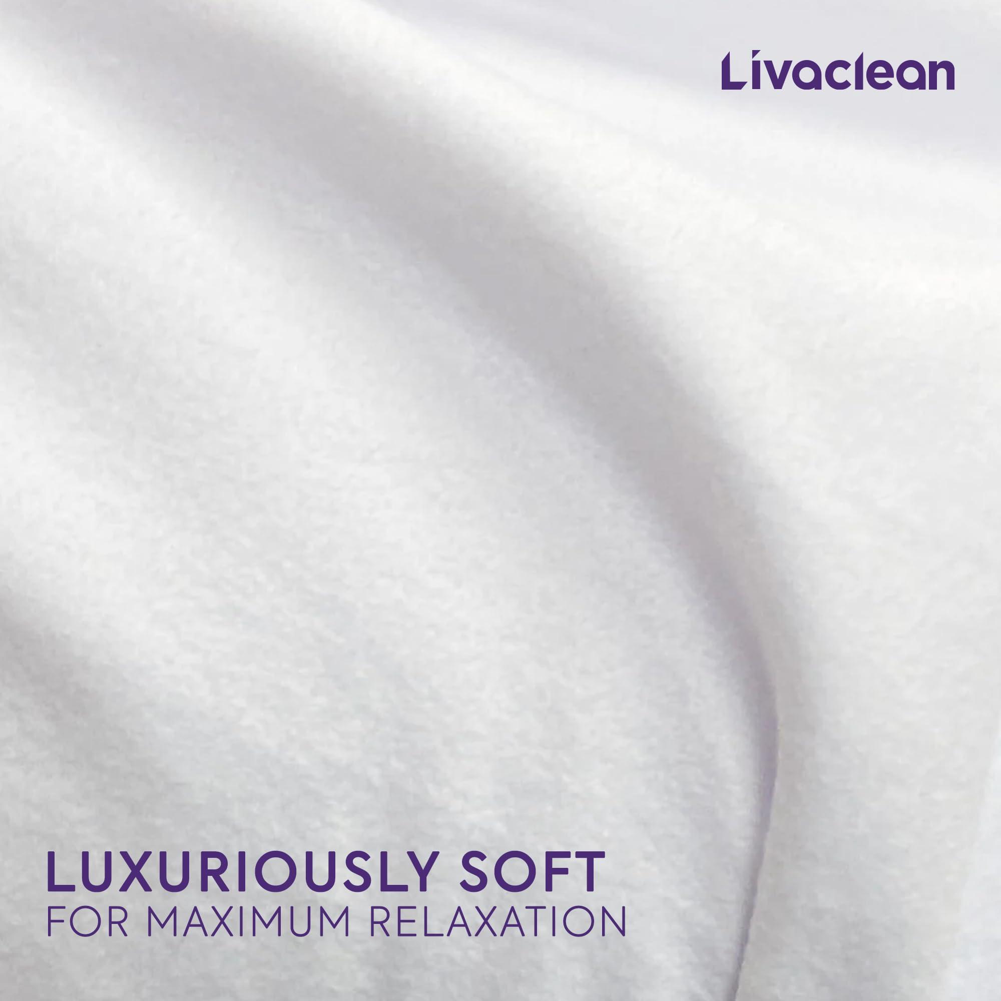 LivaClean Flannel Massage Table Warmer w/ 6 Temperature Settings (71" x 31.5) LivaClean Fleece Massage Table Warmer Heating Pad Blanket, Electric Heated Blanket, 2-Year Replacement Guarantee