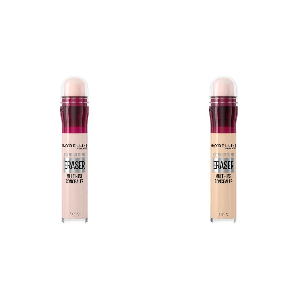MAYBELLINE Maybelline Instant Age Rewind Eraser Dark Circles Concealer Bundle, 095 & 100 Shades, 1 Count Each