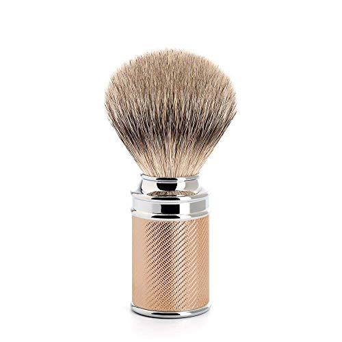 M MÜHLE MÜHLE Rosegold Silvertip Badger Safety Razor (Closed Comb) Shaving Set - Perfect for Every Day Use, Barbershop Quality Close Smooth Shave