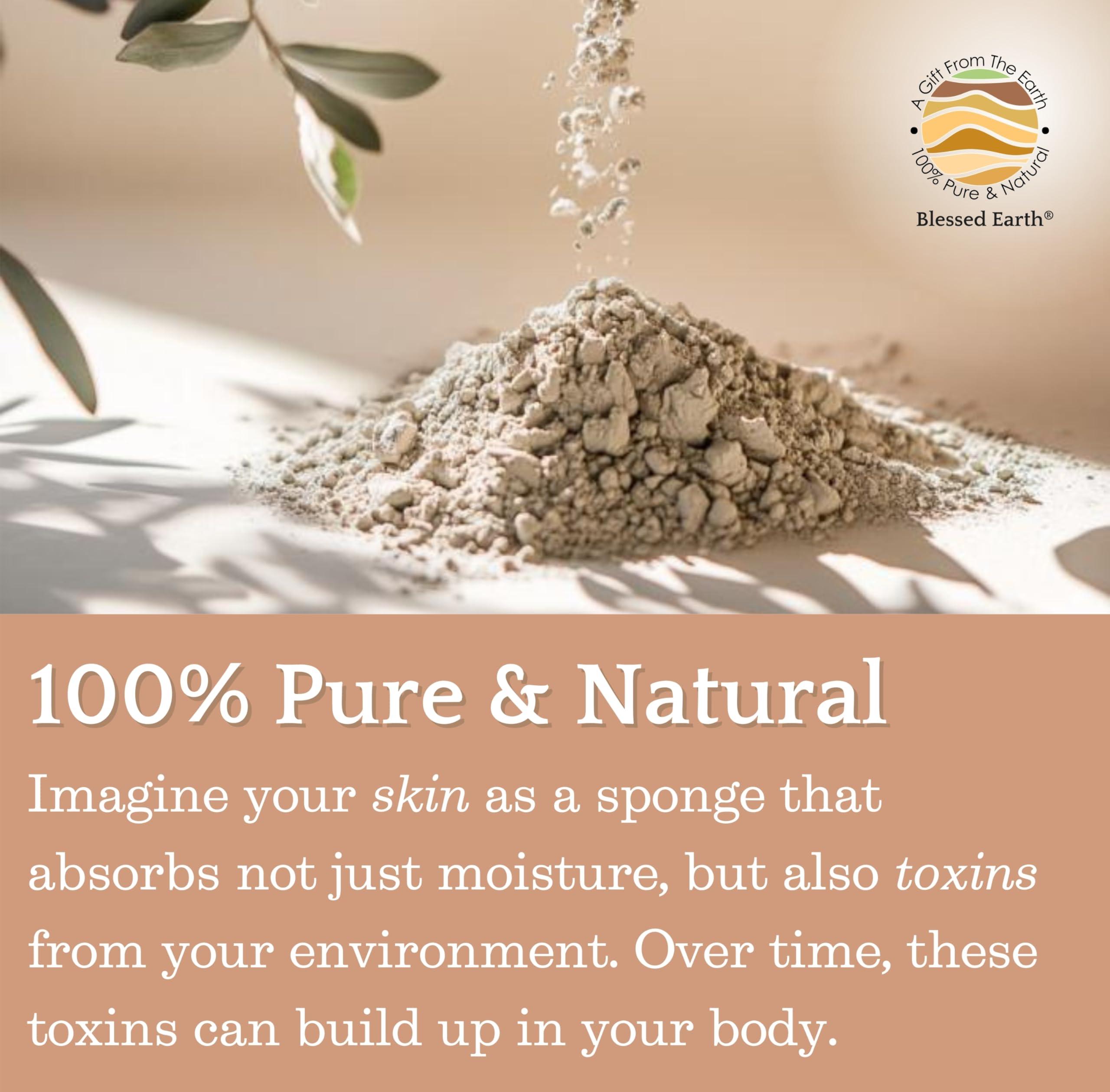 EvenbetterNow Blessed Earth Detox Clay Bath, 100% Pure Sodium Bentonite Therapeutic Grade - Removes Toxins, Impurities and Contaminants, by Evenbetternow LLC, 4 lbs (64 oz)