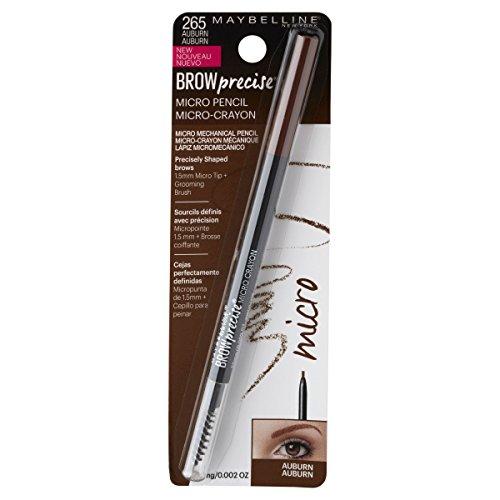 Maybelline New York Maybelline Brow Precise Micro Eyebrow Pencil Makeup, Auburn, 0.002 oz.