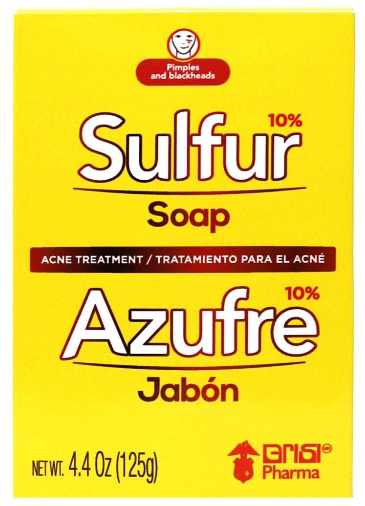 Biosulfur Sulfur Acne Treatment Soap with Lanolin 4.40 Oz Bar