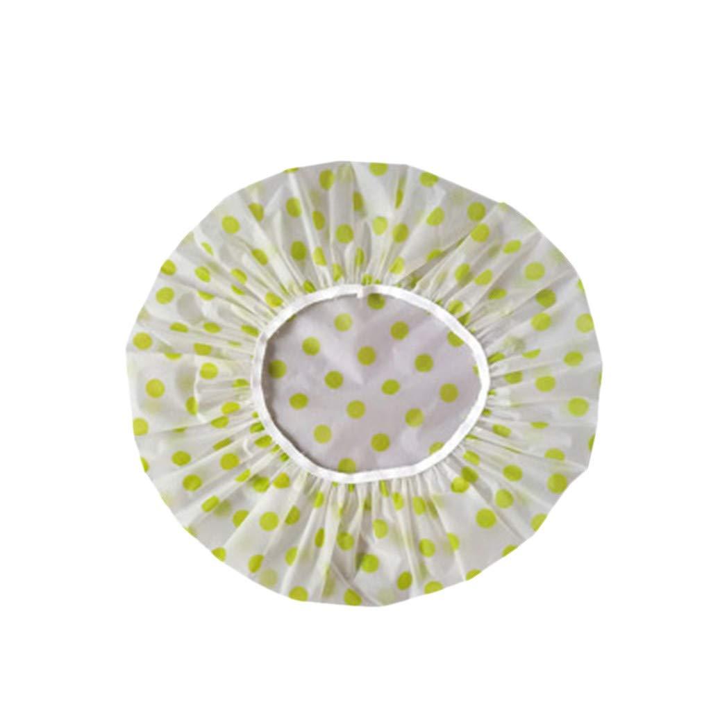 Kakasi Large Plastic Shower Caps, 3 Pcs Waterproof Reusable Shower Cap For Women, Elastic Shower Cap, For Shower