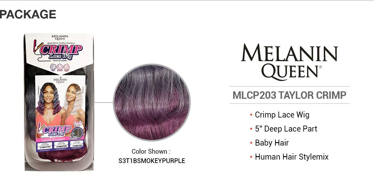 Mane Concept Mane Concept Melanin Queen Human Hair Mix Lace Wig - MLCP203 TAYLOR CRIMP (2 Dark Brown)