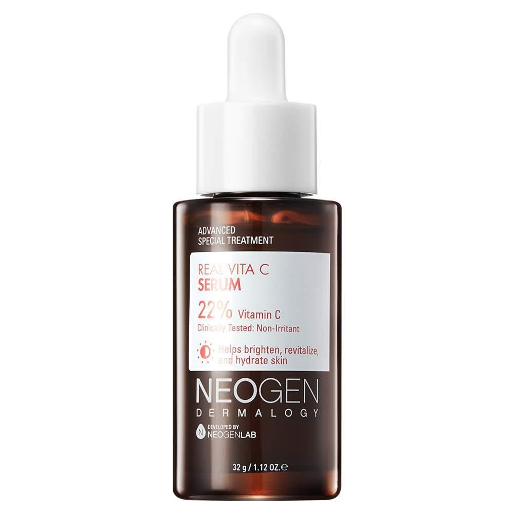 DERMALOGY by NEOGENLAB DERMALOGY by NEOGEN Real Vita C Serum, Hydrating Vitalizing Facial Serum with 22% Vitamin C, Even Skin Tone, Dark Spot Serum, Korean Skin Care (32g/ 1.12 oz)