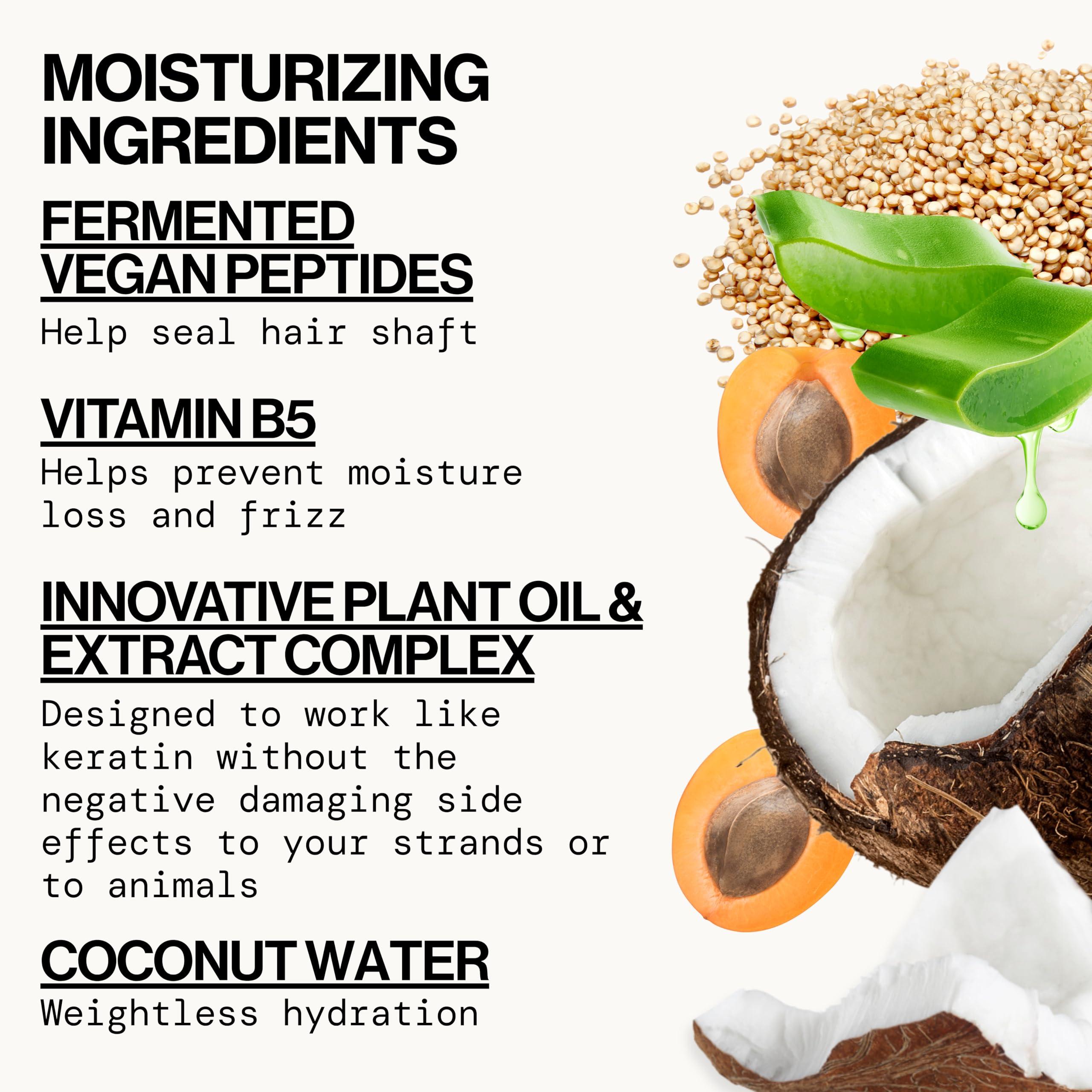 Pacifica Pacifica Coco Peptide Damage Care Shampoo & Conditioner Set - Repair Colored, Heat Treated Hair, Split Ends & Breakage, for Dry Hair - Clean Vegan & Cruelty-Free Dermatologist Tested