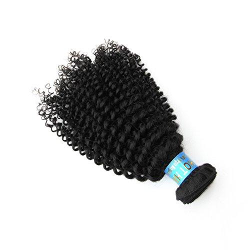 Liberty Liberty Hair 16inch 100% Virgin Mongolian Kinky Curly Natural Human Hair Extensions 5A Quality Colour 1B