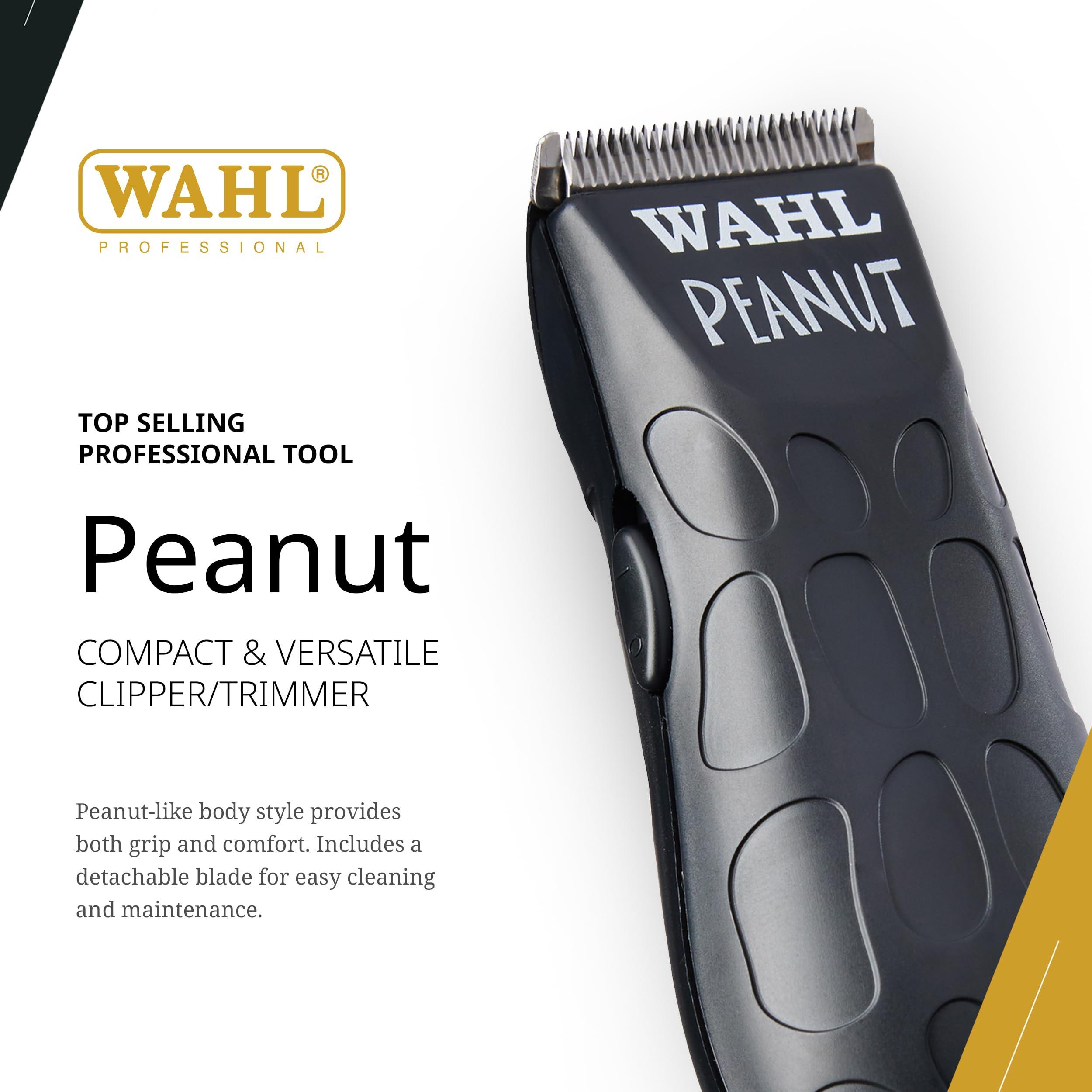 Wahl Professional Wahl Professional Black Peanut Trimmer Compact Hair Clippertrimmer Lightweight Compact Corded