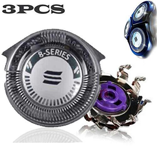 WGL 3Pcs SH50/52 HQ8 HQ9 Replacement Shaver Heads for ALL Norelco Spectra: 8825XL, 8831XL, 8845XL, 8846XL, 8865XL, 8867XL, 8880XL, 8881XL, 8883XL, 8890XL, 8891XL, 8892XL, 8894XL, 8895XL