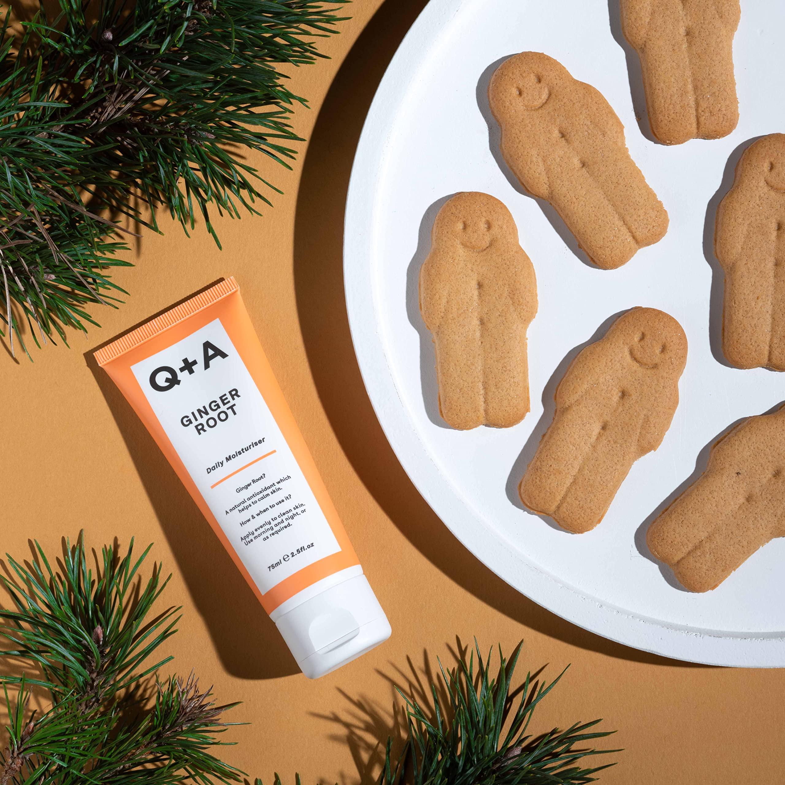 Q+A Q+A Ginger Root Daily Moisturizer. A calming face moisturizer packed with antioxidants. 75ml/2.5fl.oz