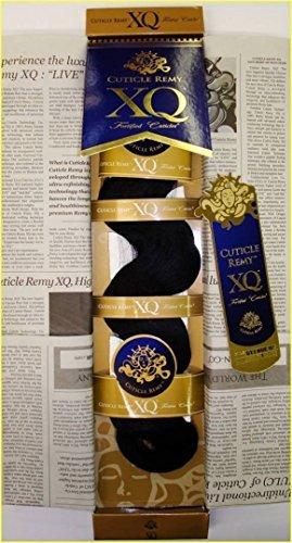 XQ Cuticle Remy XQ Human Hair Weave - S Wave (12 inch, 2 - Dark Brown)