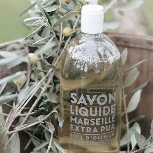 La Compagnie de Provence Compagnie de Provence Savon de Marseille Extra Pure Liquid Soap - Olive Wood - 33.8 fl oz Plastic Bottle Refill