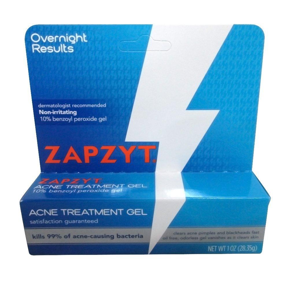 Zapzyt Zapzyt Acne Treatment Gel Maximum Strength 10% Benzoyl Peroxide Acne Spot Treatment 1 oz