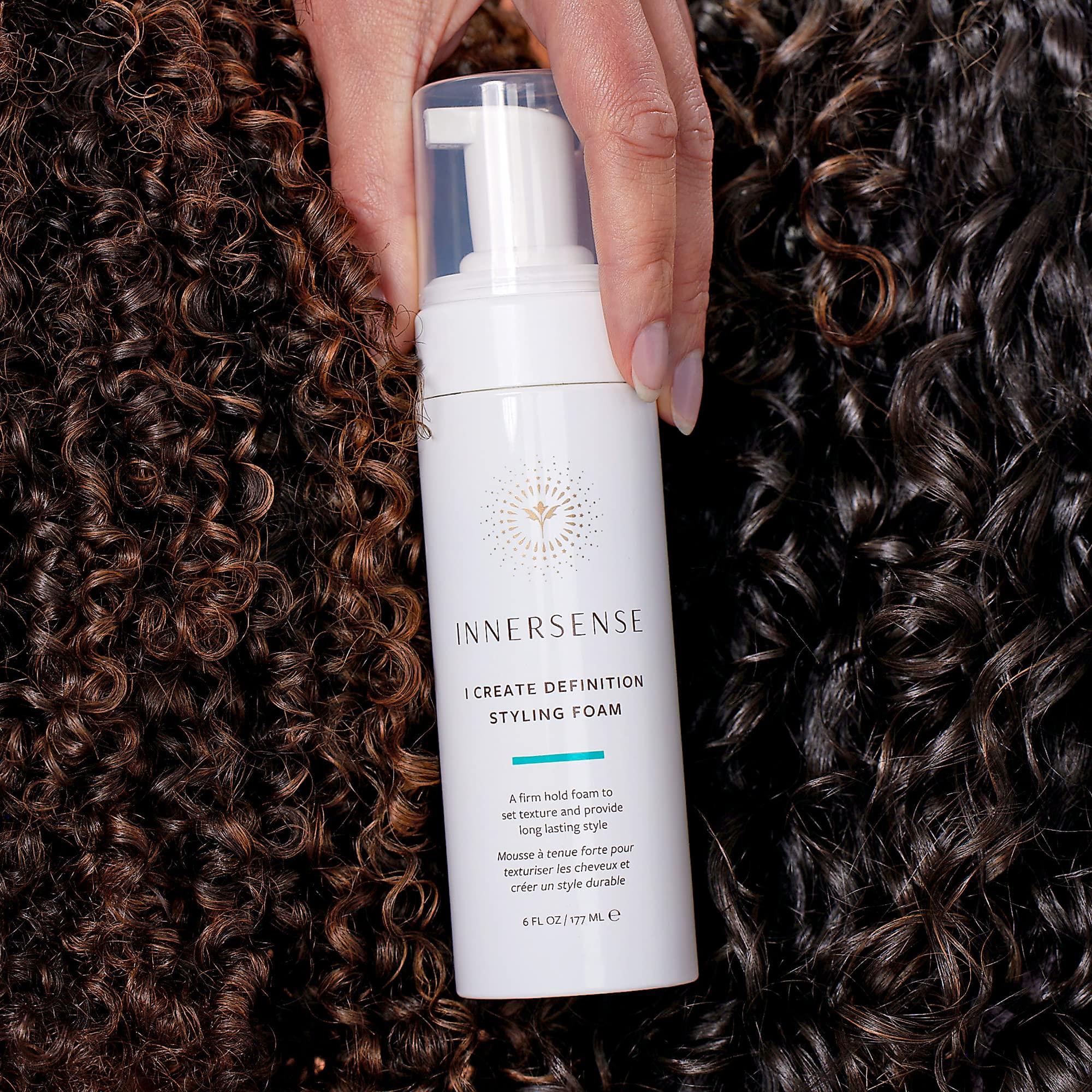 INNERSENSE INNERSENSE Organic Beauty - Natural I Create Definition Styling Foam | Clean Haircare For Long-Lasting Curls (6 fl oz | 177 ml)