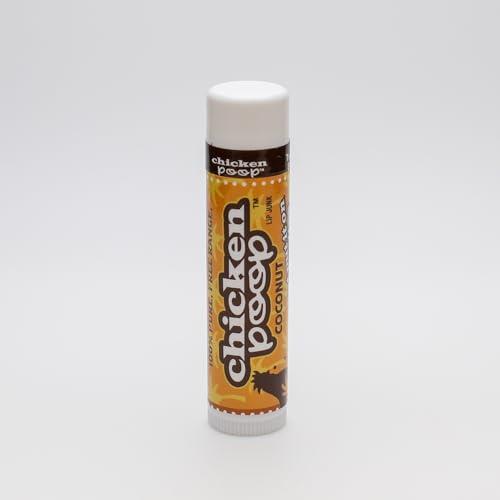 Simone Chickenbone Chicken Poop Lip Balm Simone Chickenbone Coconut 100% Natural Moisturizer for Dry Chapped Lips, 0.15 oz (Pack of 4)