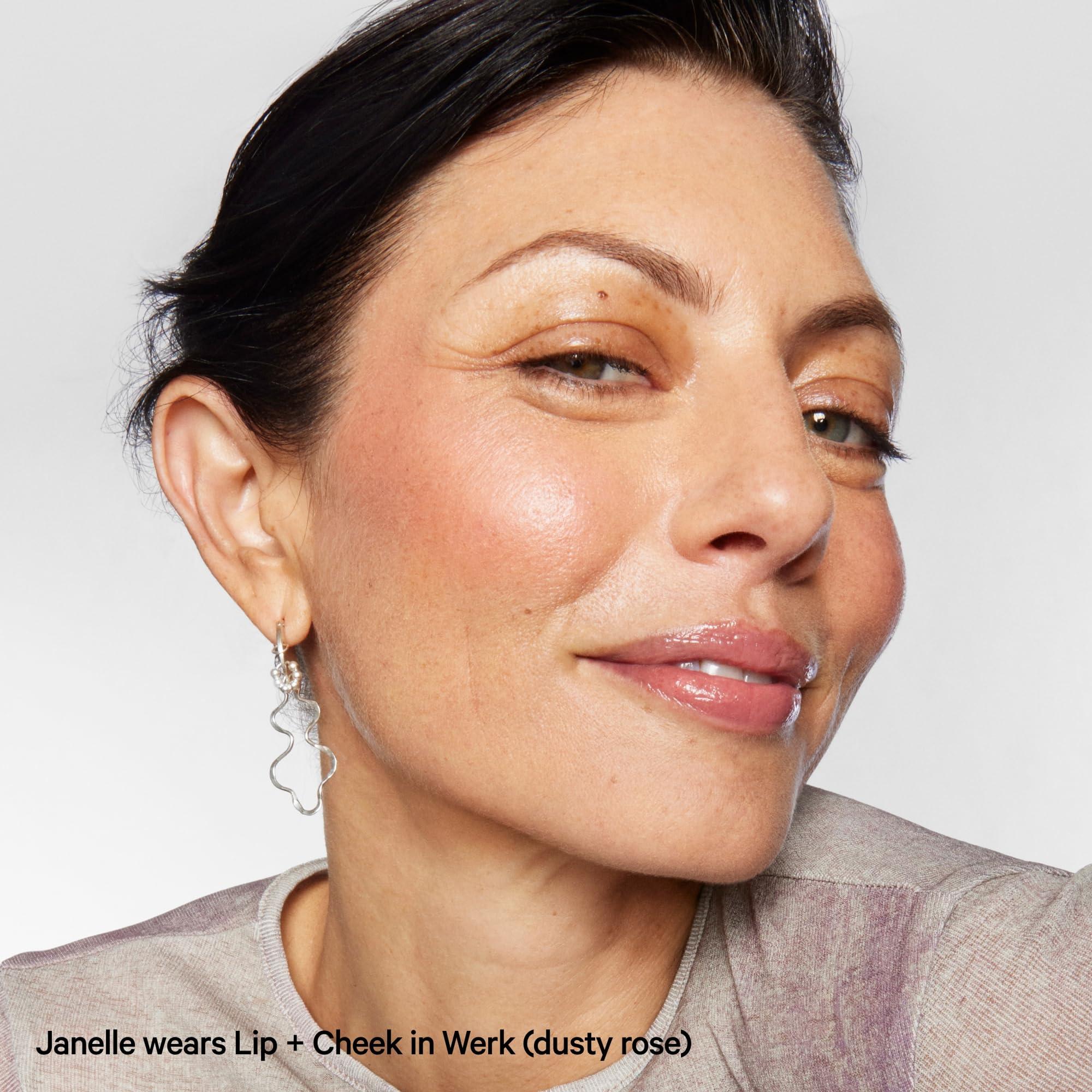 Milk Makeup Milk Makeup Lip + Cheek, Werk (Dusty Rose) - 0.21 fl oz - Cream Blush & Lip Color - Buildable & Blendable - 1,000+ Swipes Per Stick - Non-Comedogenic - Vegan, Cruelty Free