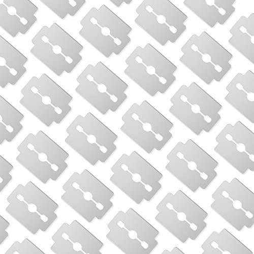 Mudder Mudder 120 Pieces Callus Shaver Replacement Blades Corn Plane Stainless Steel Blades Foot Care Tool for Removing Callus