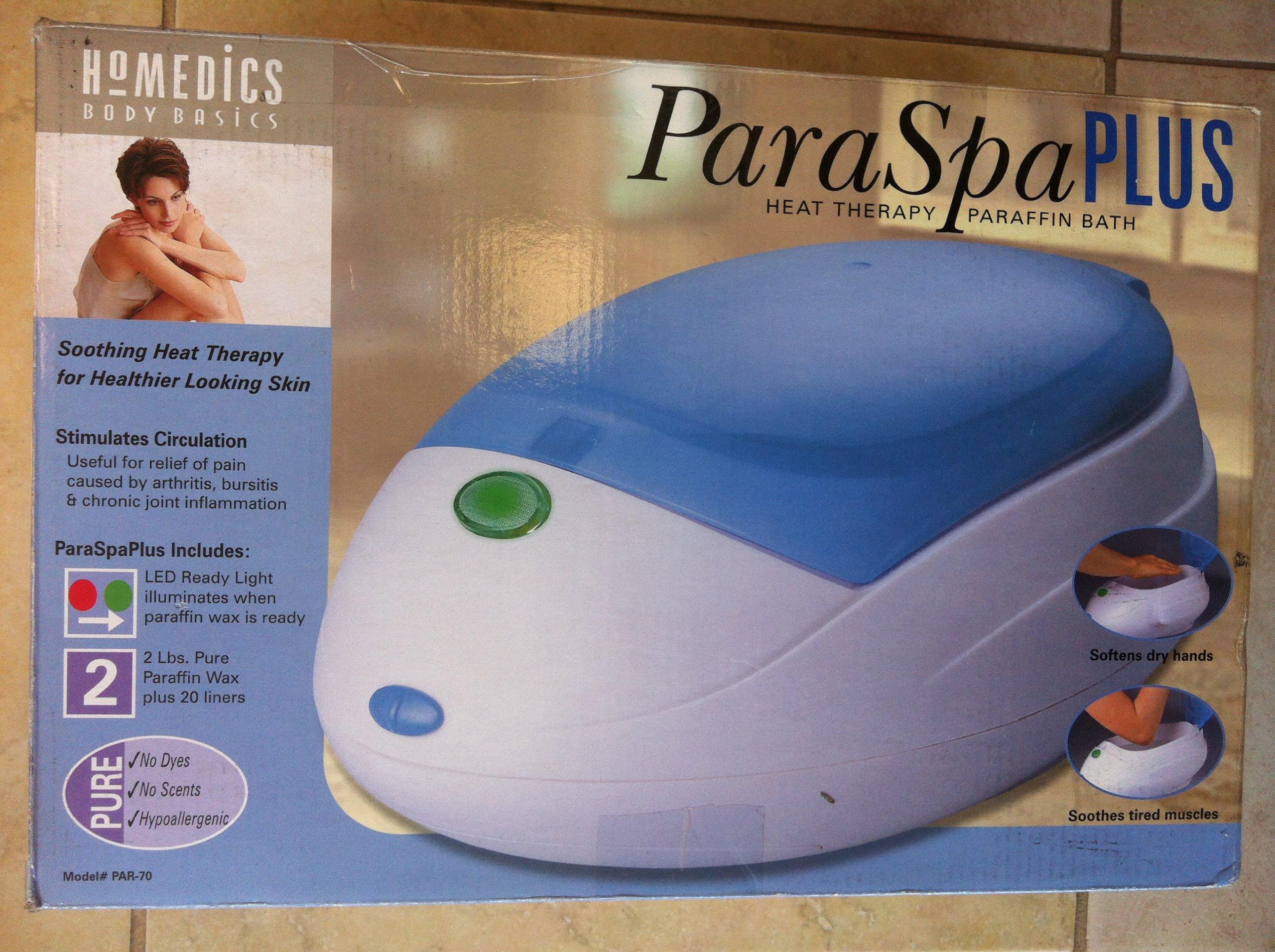 Homedics HoMedics Paraspa Plus Paraffin Bath Heat Therapy System - White/ Blue (PAR-70)