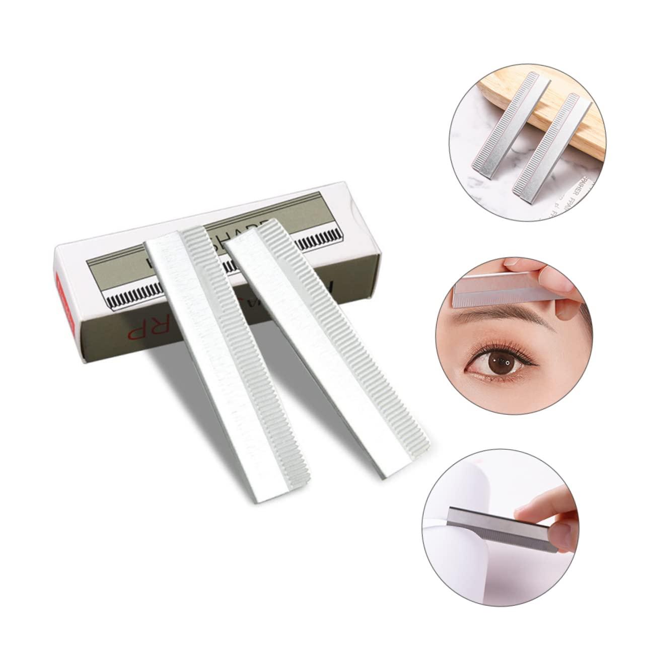 BIUDECO BIUDECO Eyebrow Shaver Eyebrow Trimmer Kit 100 Single Blades for Gentle and Accurate Brow Maintenance