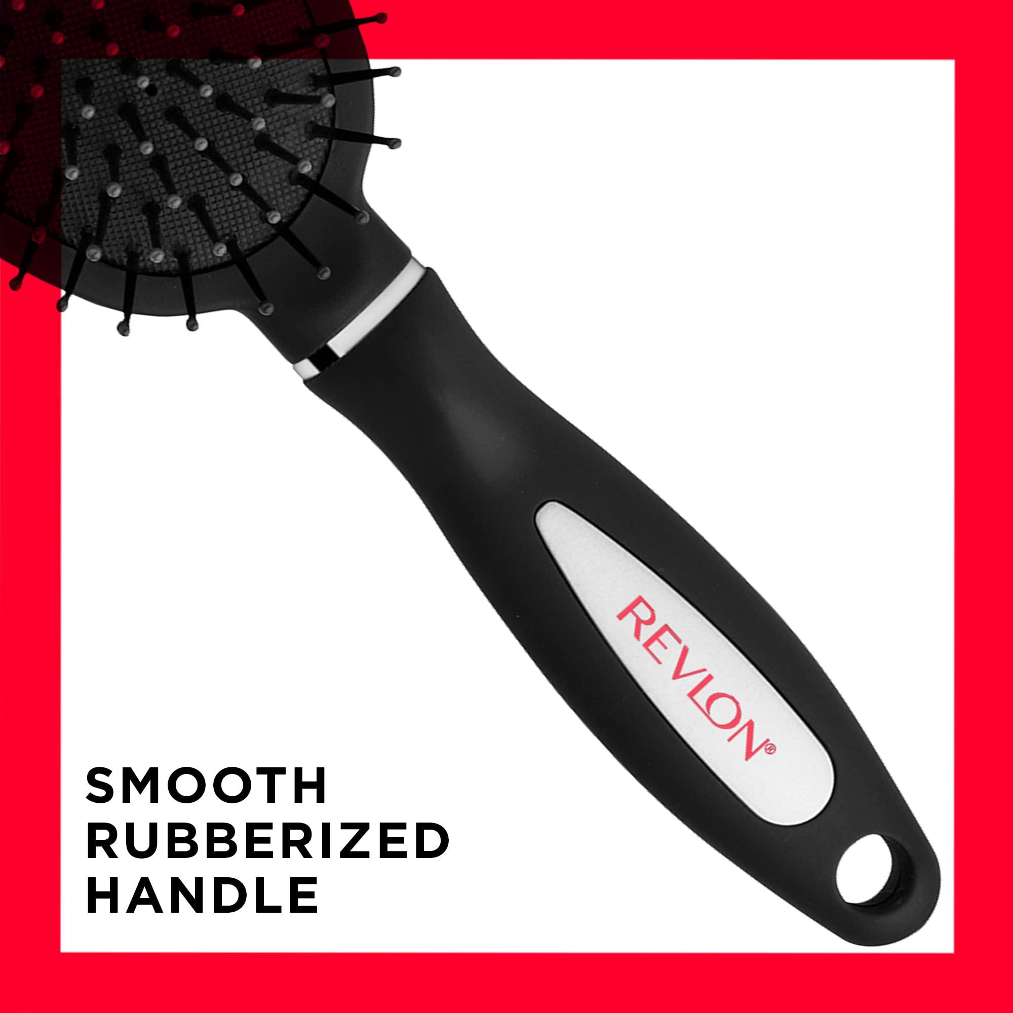 REVLON REVLON Detangle & Smooth Cushion Hair Brush and Claw Clips (2 Count)