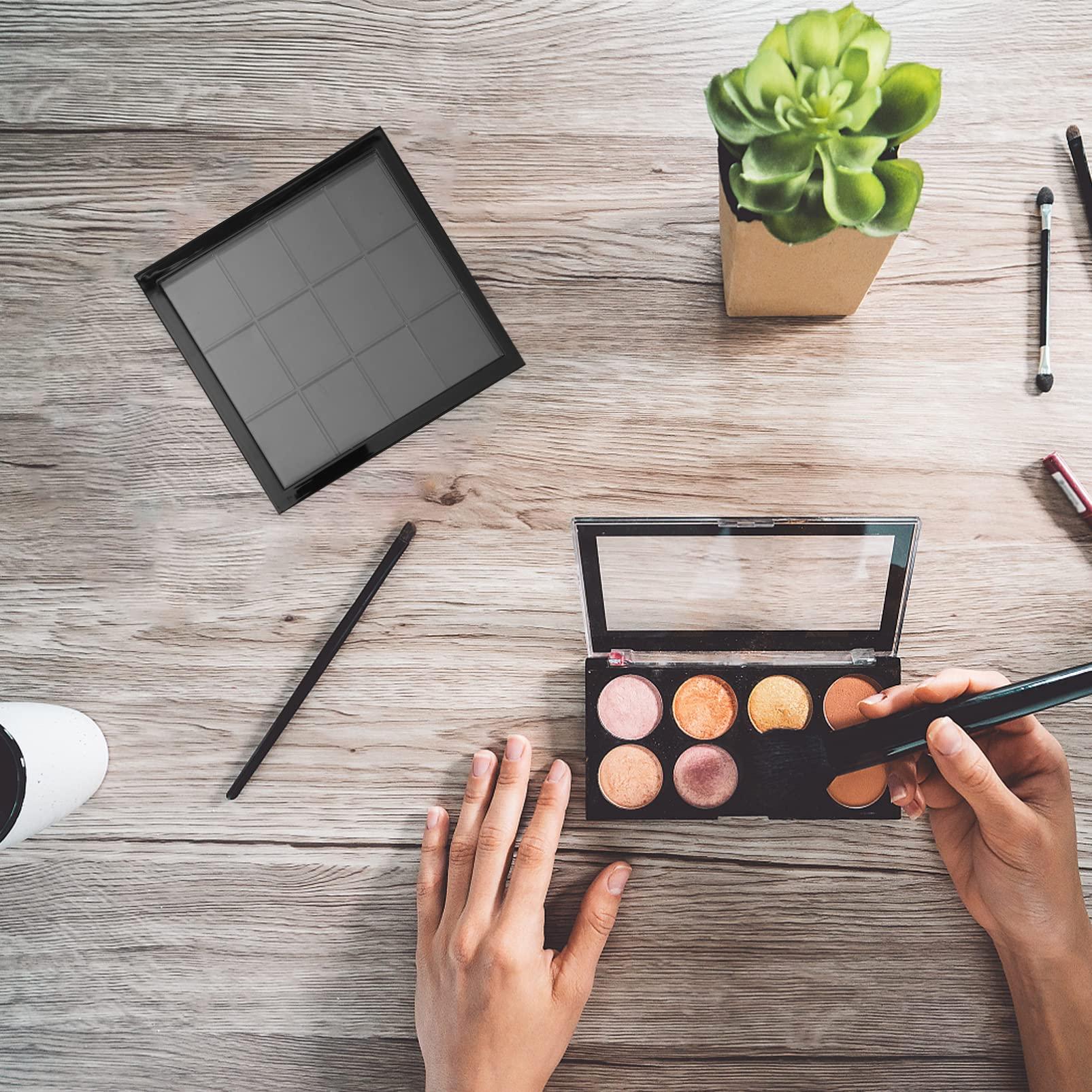 Beaupretty Beaupretty 1PC 12 DIY eyeshadow empty eyeshadow containers makeup eyeshadow compact eyeshadow case empty eye shadow pallet loose powder organizer eyeshadow pallets travel disk make up