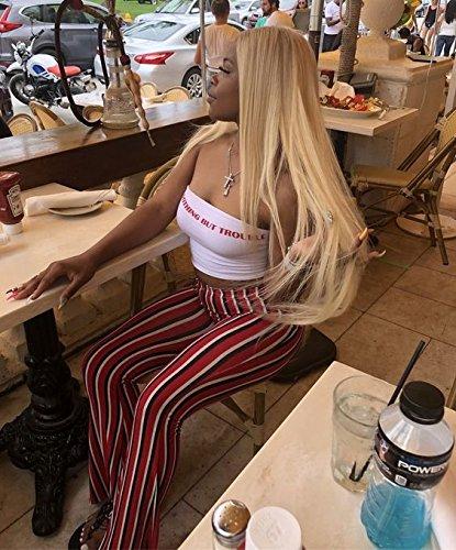 Bella Hair Bella Hair Unparalleled Quality Brazilian Virgin Hair Sleek Straight, 613 Russian blonde Remy human hair bundles (26”28”)