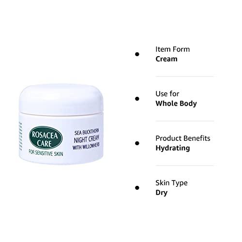 Rosacea Care Rosacea Care Night Cream - Nourishing, deep moisturizer for rosacea skin (1 Oz)