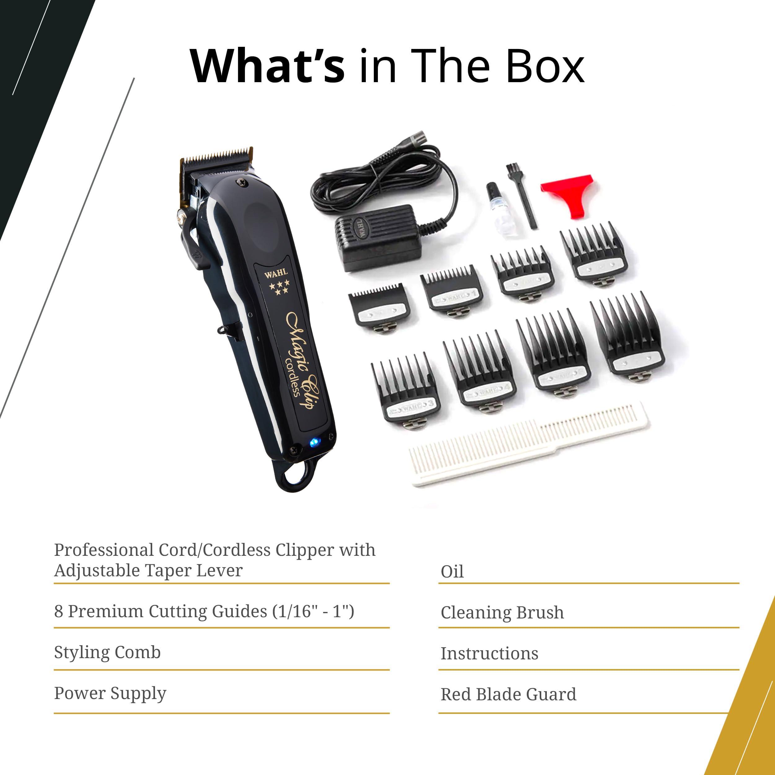 Wahl Professional Wahl Professional 5 Star Magic Clip Corded and Cordless Clipper High Performance 100 Min Runtime