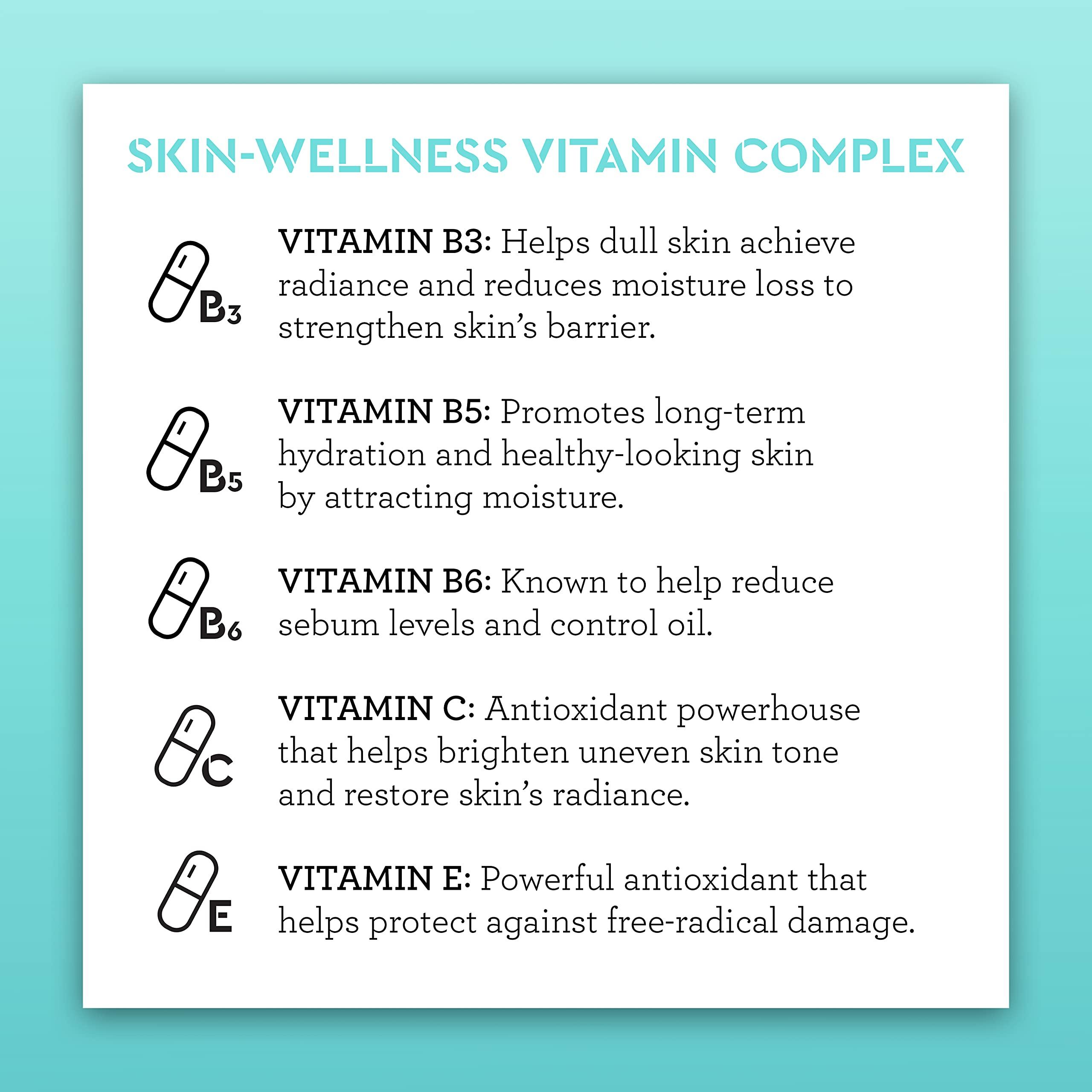 Bliss Bliss Brightening & Hydrating Skincare Bundle - Vitamin C Serum with Tri-Peptide Collagen & Hydrating Toner with Vitamin B3, B5, B6, C & E - Anti-Aging, Dark Spot Reduction, Skin Elasticity Boost, Bal