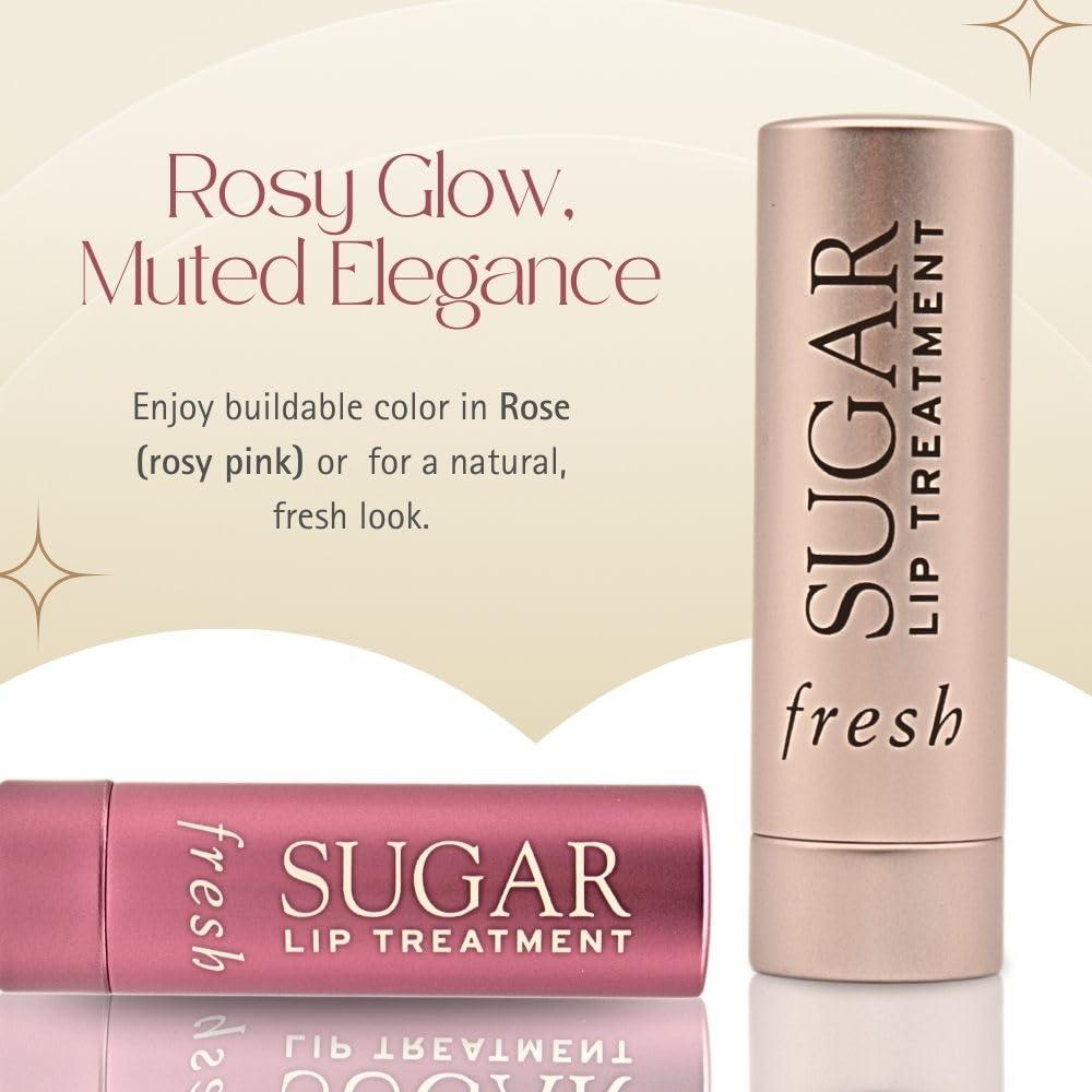 Fresh Tint and Treat Lip Kit by Fresh for Women - 3 Pc 0.07oz Sugar Lip Treatment - Rose, 0.07oz Sugar Advanced Therapy, 0.07oz Sugar Lip Treatment - Bloom