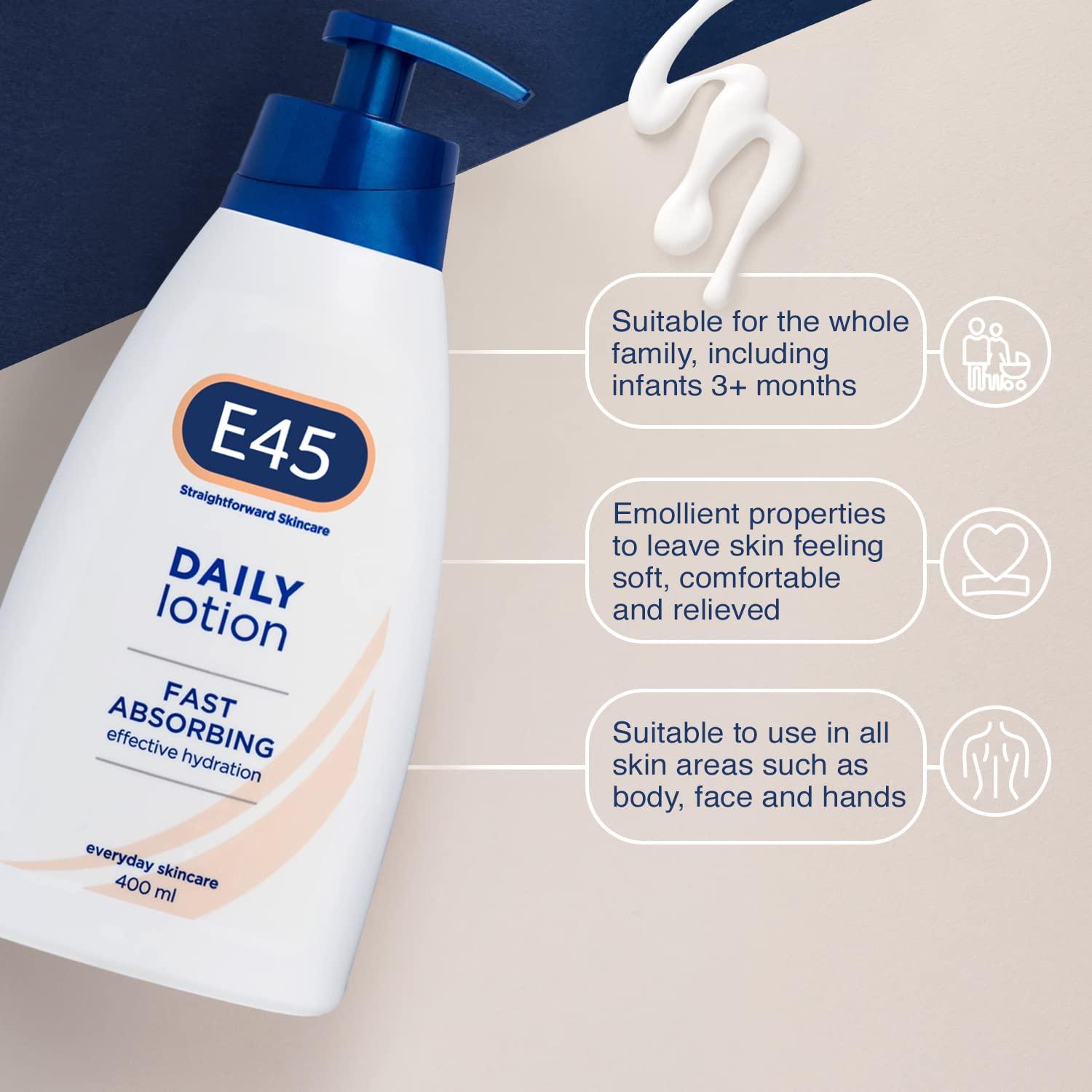 E45 E45 Daily Moisturising Lotion, 400 ml