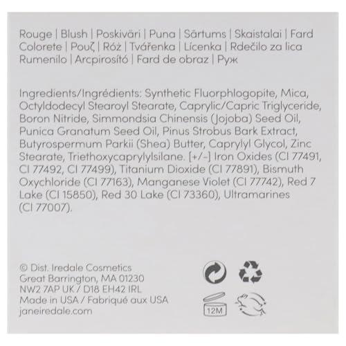 jane iredale jane iredale PurePressed Blush | Natural Color & Glow for All Skin Tones | Non-Comedogenic with Minerals & Antioxidants | Cruelty-Free & Wheat-Free, 0.11 oz.