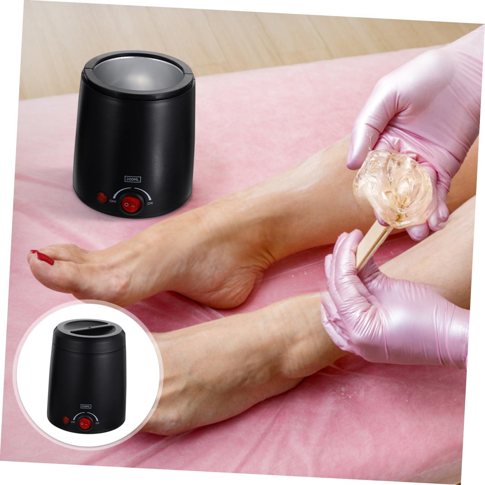 Angoily Angoily Portable Warmer Machine Hair Removal Heater Electric for Brazilian Underarms Chest Bikini Face Eyebrow Arms Legs US Plug