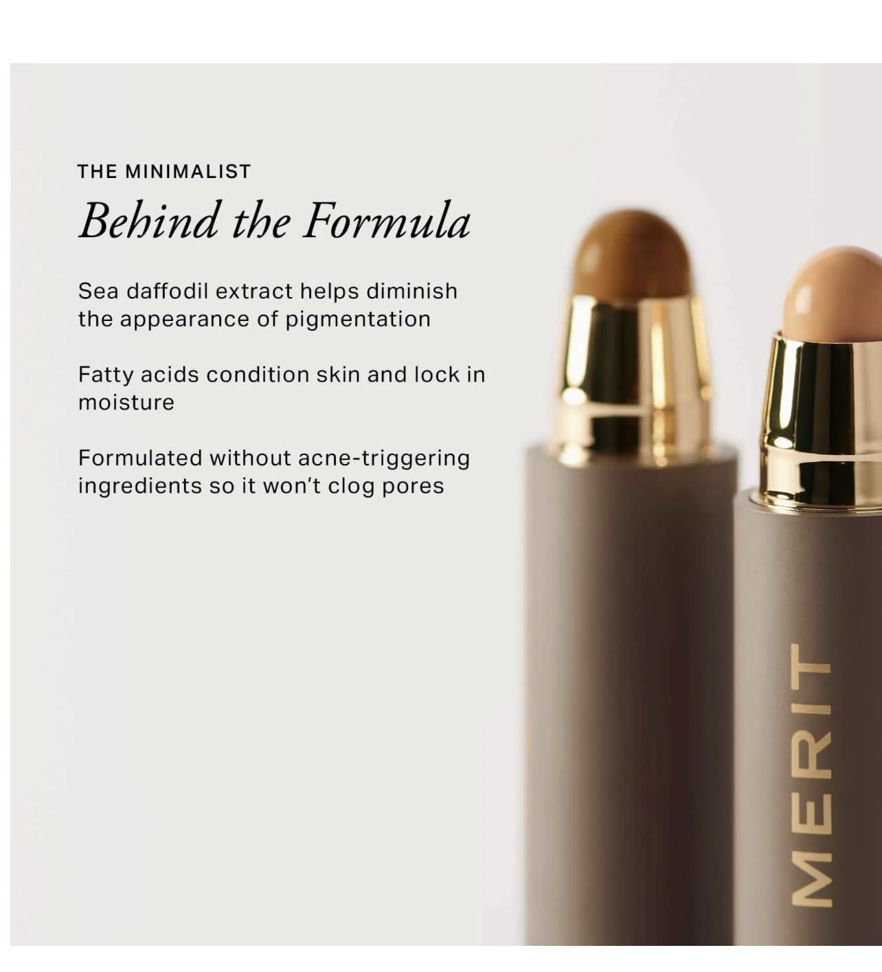 Merit MERIT The Minimalist Perfecting Complexion Foundation and Concealer Stick Camel