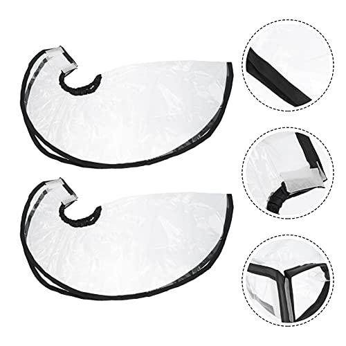 HEALLILY HEALLILY 2pcs Hair Shampoo Funnel Hair Washing Funnel Apron Hair Dye Cape Rinse Shampoo Washing Tool for Upright Position Washing Elderly Home Salon Black