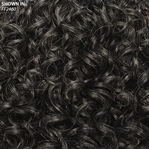 Especially Yours Especially Yours Tyra Wig Glamorous Shoulder-Length Wig with Voluminous Bouncy Corkscrew Curls, Natural-Looking Hand-Tied Lace Part/Runway Shades of Black and Black with Highlights