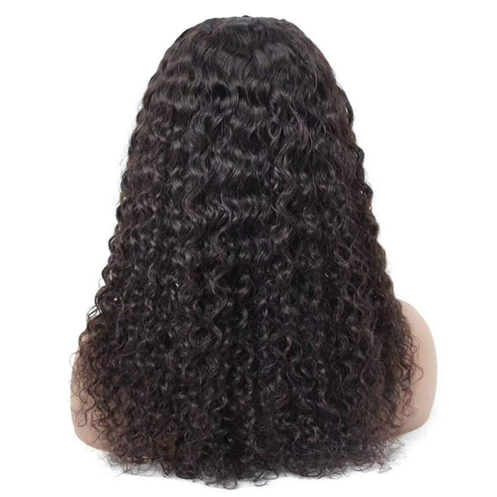 Prime Kitty Kinky Curly Upart Wig Human Hair U Part 1x4 Middle Part 1B Off Black Color Small Cap 10A Brazilian Virgin Human Hair Wigs for Black Women Sexy No Shedding Women Gifts 180% 14\"